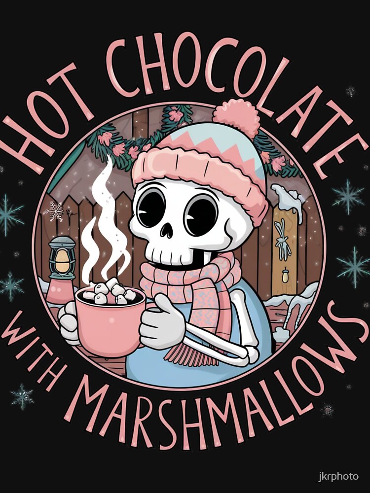 hot chocolate with marshmallows by jkrphoto