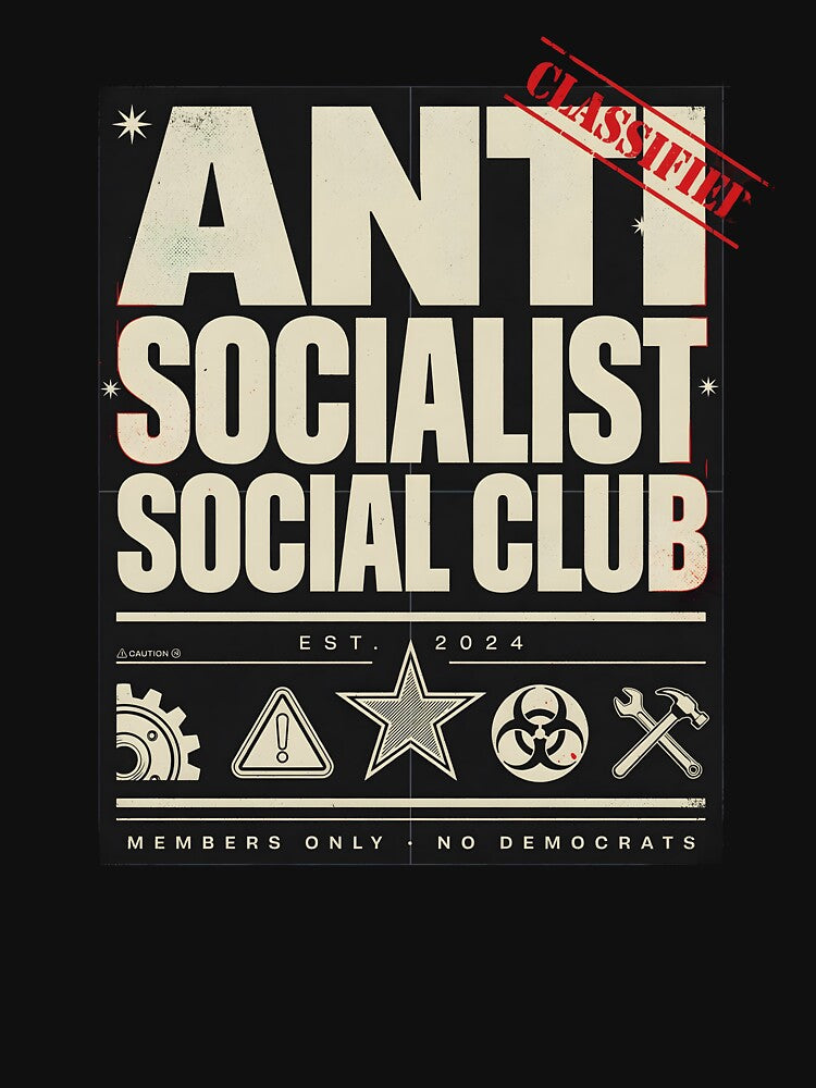 Anti Socialist Social Club Bold Anti Socialism for Car Enthusiasts of Freedom by Redgiant87x