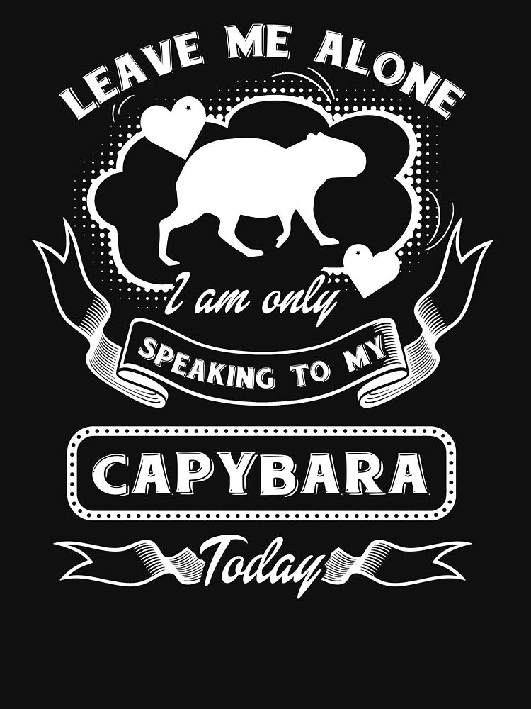 Capybara - Only Speaking To My Capybara by UnknownArtistt