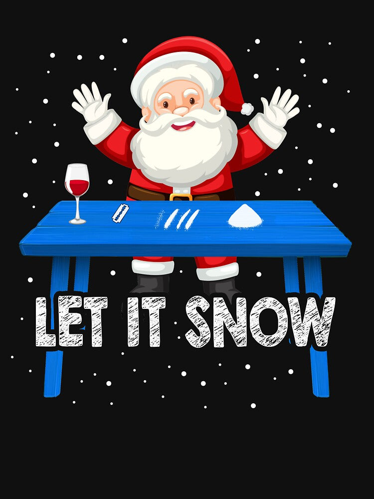 Let It Snow Santa Cocaine Christmas by kenishahembree