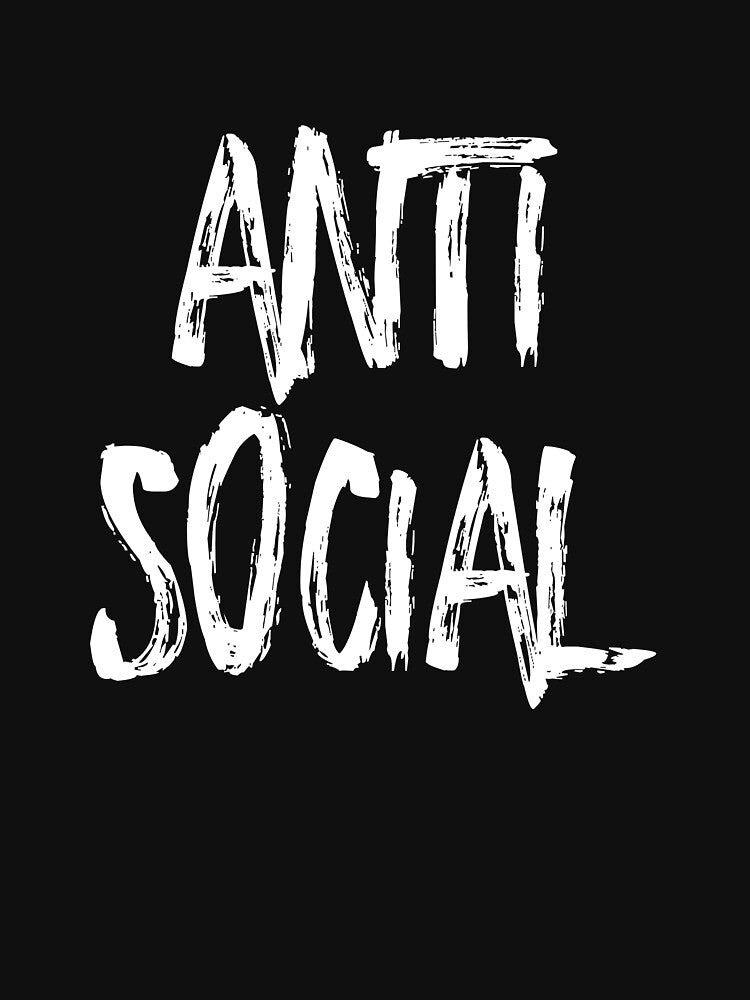 Anti Social Funny Introvert Selectively Social Anti-Social Gear by DynamicDesign