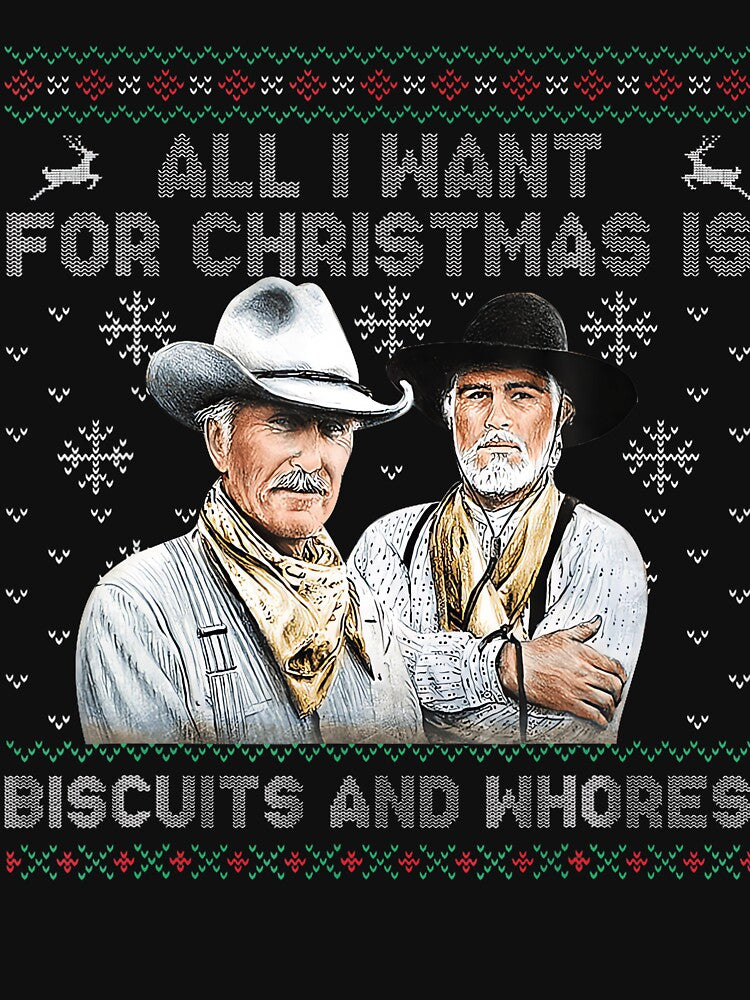 Western Cowboys Biscuits And Whores Christmas Quote by PipoPayment