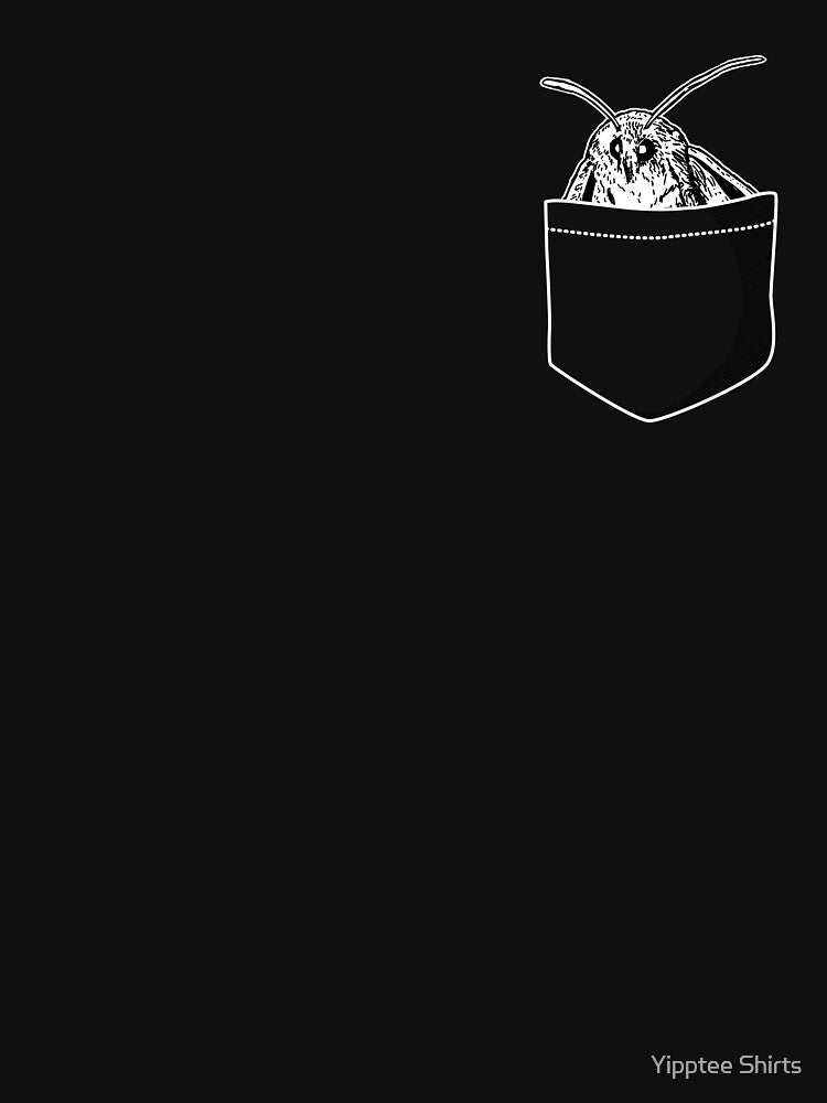 Pocket Moth by Yipptee Shirts