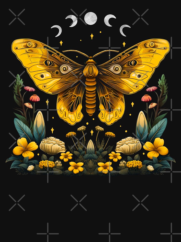 Celestial Golden Moth by ethnicdrawing