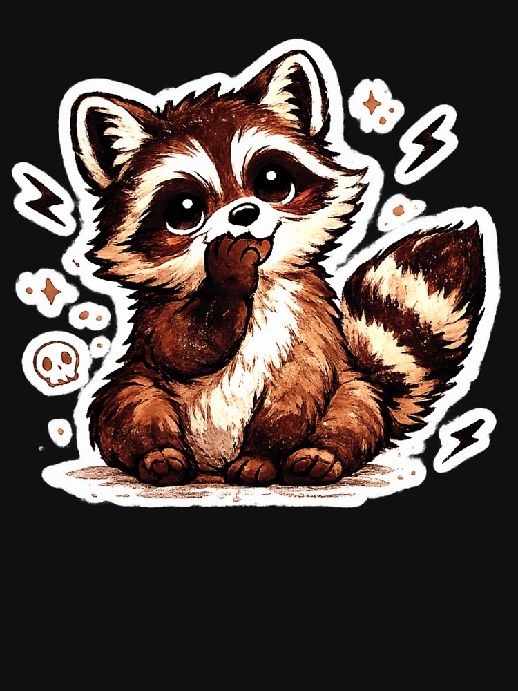 Cute Raccoon Character Design by StyleBloomes