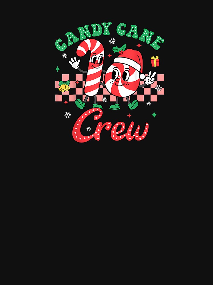 Candy Cane Crew Christmas Love Candy Xmas Boys Girls Kids by grumpzara