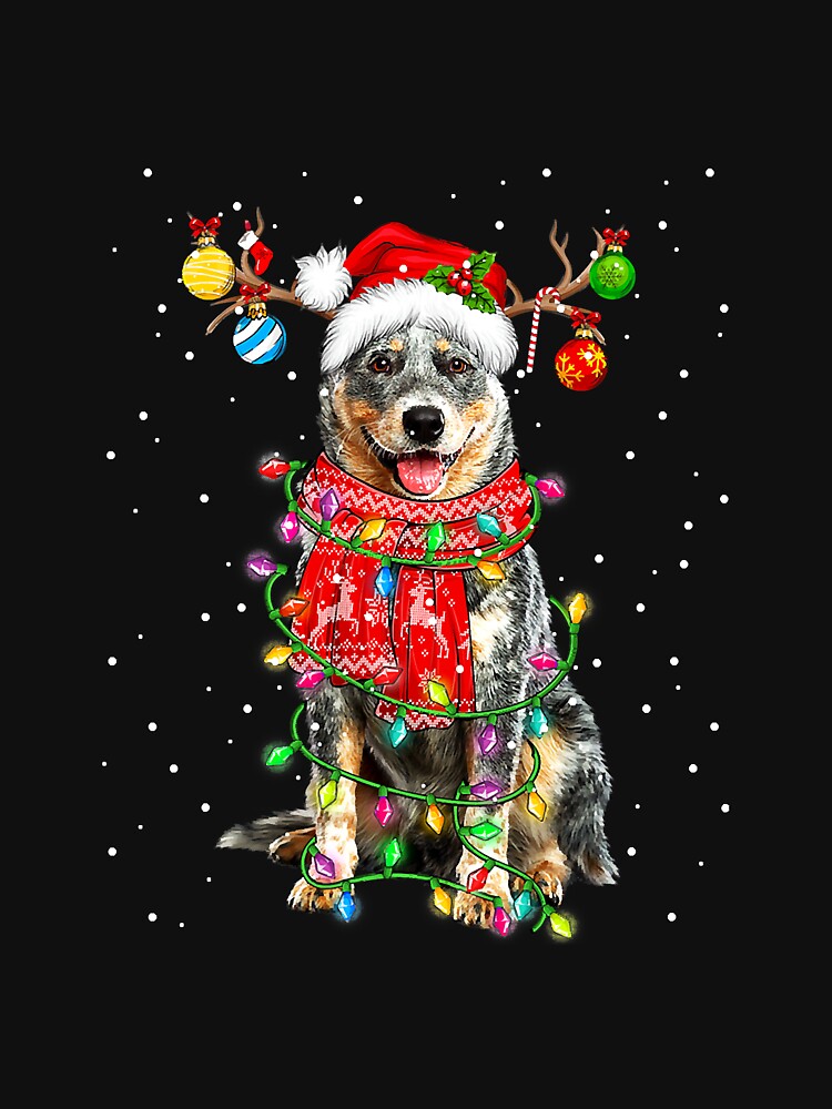 Australian Cattle Dog Christmas Lights by reyeskhan79