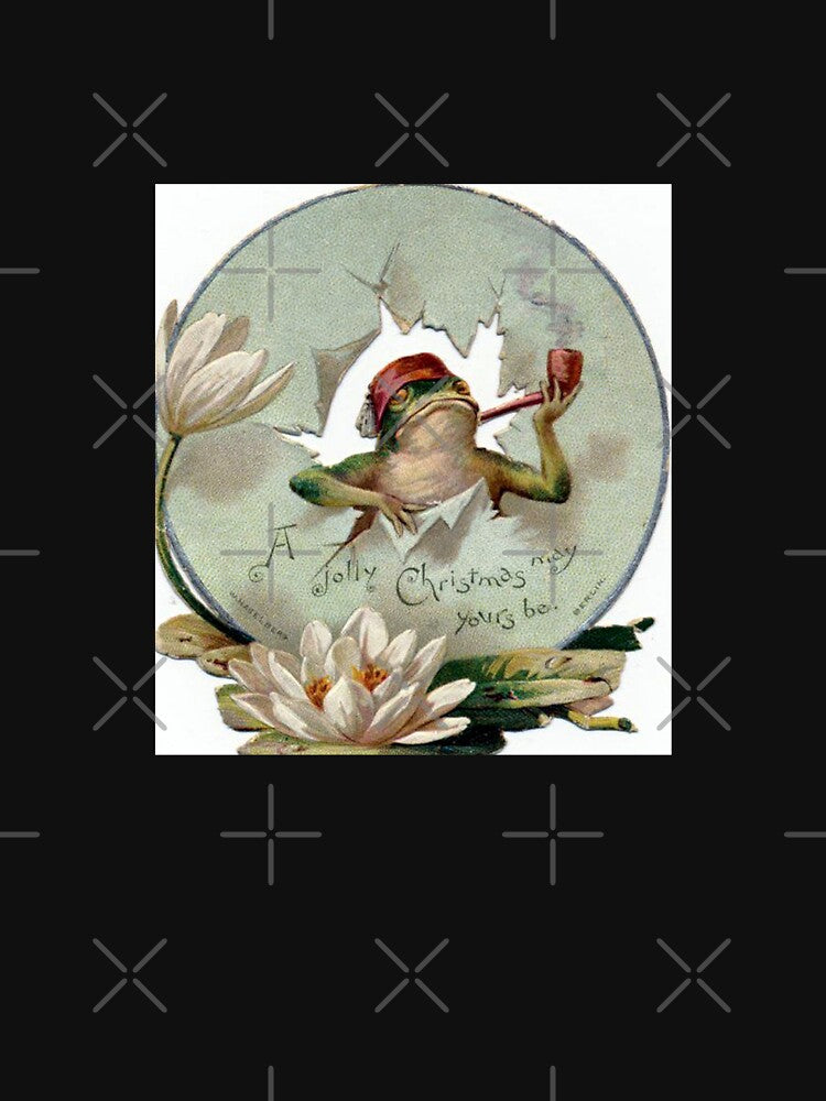 Victorian Christmas Frog Greetings by forgottenbeauty