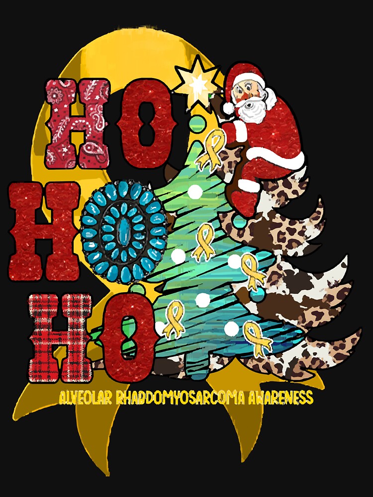 Alveolar Rhabdomyosarcoma Awareness - santa claus western christmas by mesmary