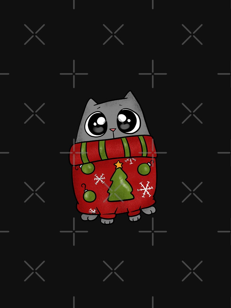 cat merry christmas by WOWSOMETHINGNEW