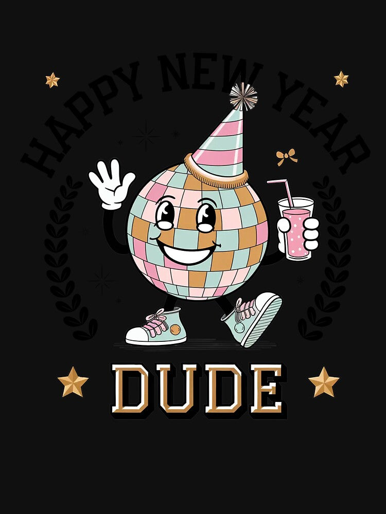 Happy new year dude by Kelli Campbell