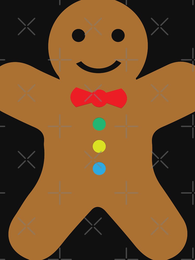 Funny And Cute Christmas Gingerbread Man by MyPriond