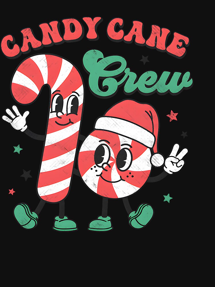 Candy Cane Crew Christmas Xmas Love Candy Boys Girls Kids by KristineLi