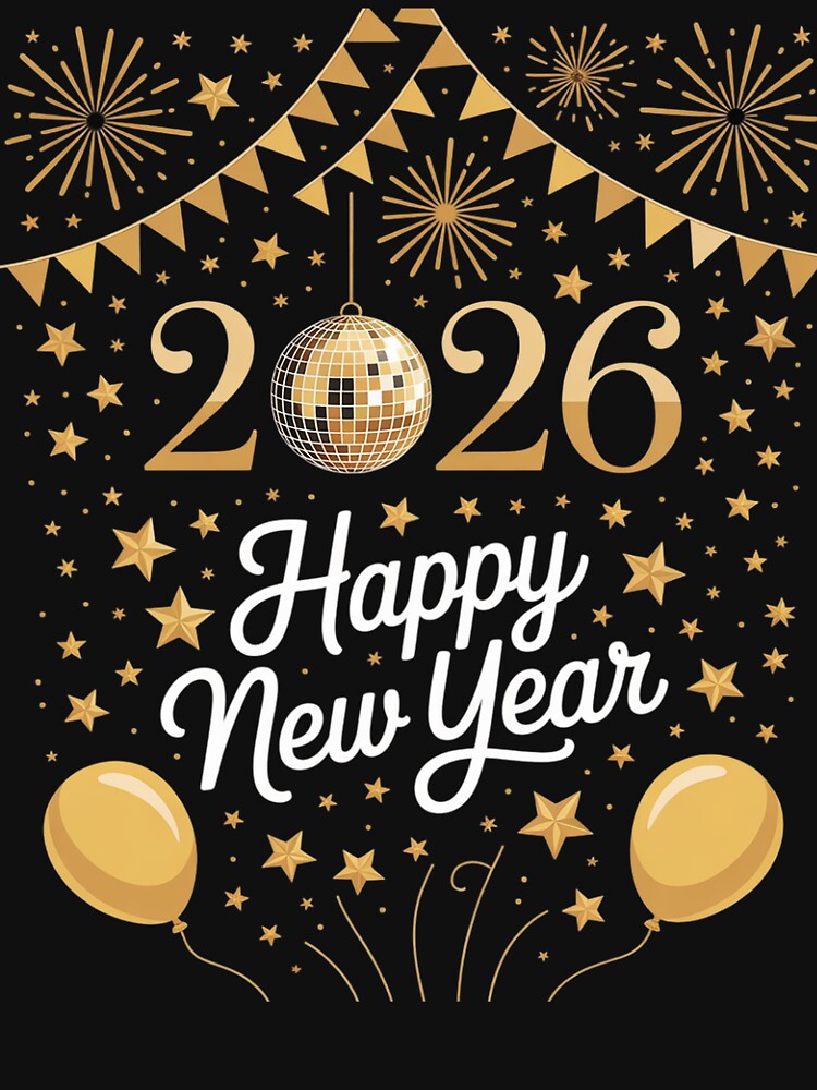 2026 Happy New Year copy by HuValverdeArt