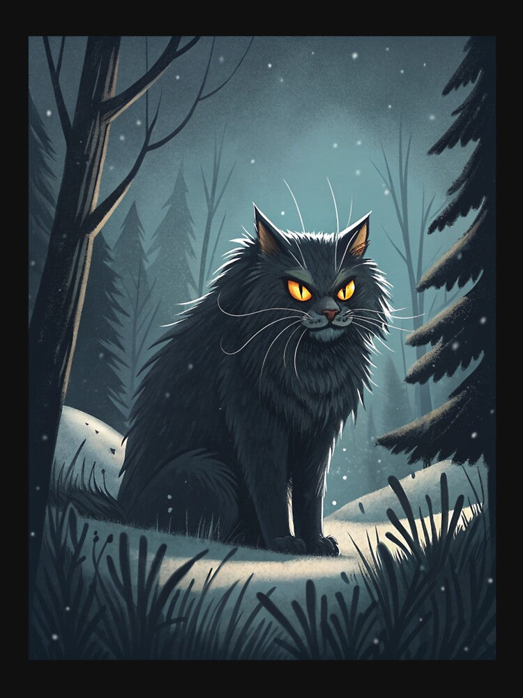 Jólakötturinn (Yule Cat) 27 by AIfolklore