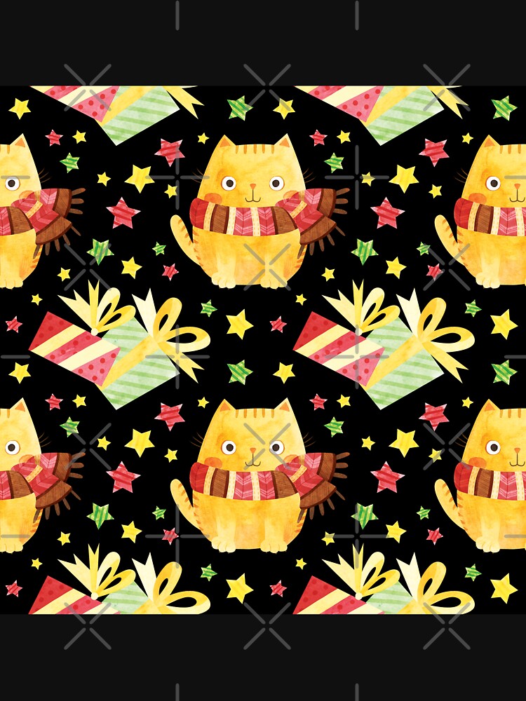 Christmas Cat pattern by patternme
