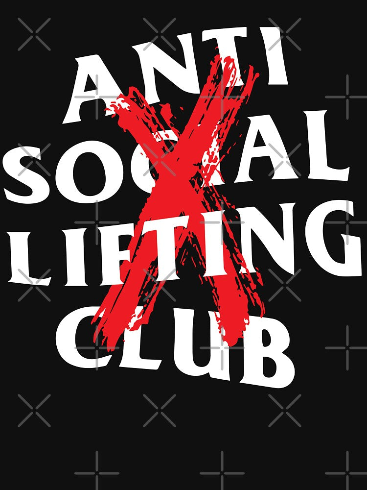 Anti Social Lifting Club Canceled Red by Too Sweet