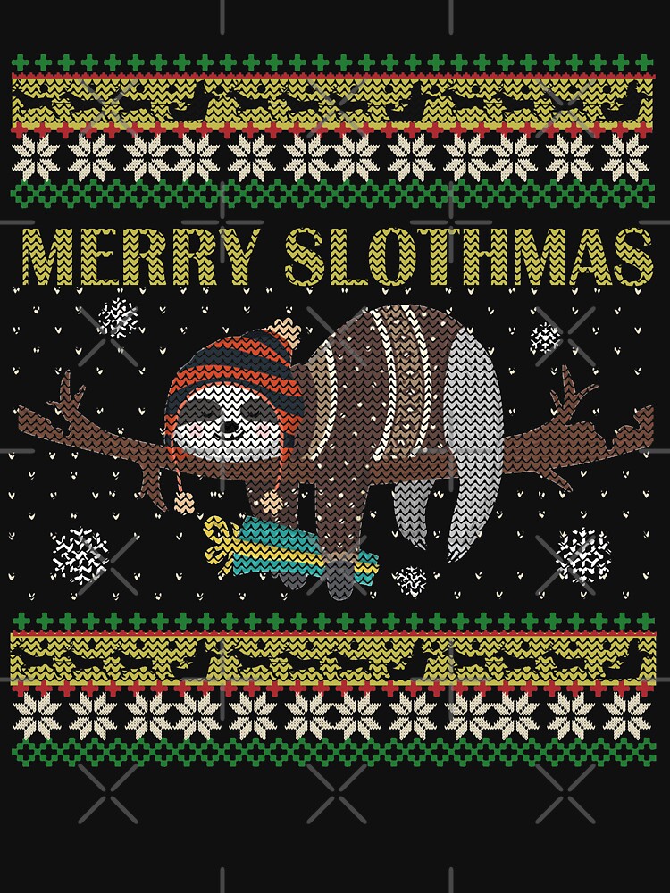 Merry Slothmas Christmas Pajama for Sloth Lovers by abiabo