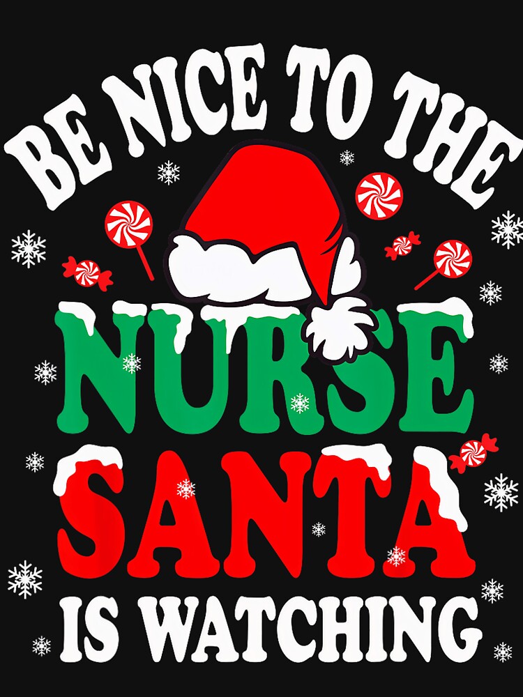 Watching To Nurse Retro is Nice The Christmas Classic Vintage Be Nurse Santa by FrankyTepper