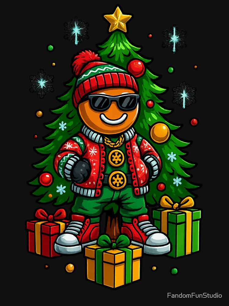 Christmas Gingerbread Man by FandomFunStudio