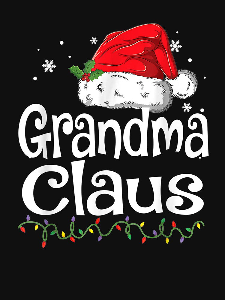 Funny Grandma Claus Christmas Pajamas Santa Gift T- by Emilypoissonnie