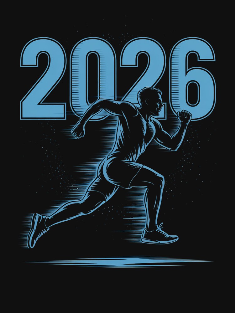 2026 Running Strong - New Year Fitness Sprint Motivation by DarylWelsh2024