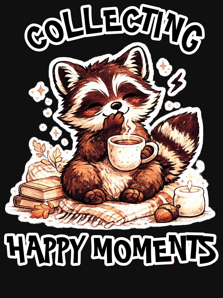Happy Raccoon Design by StyleBloomes