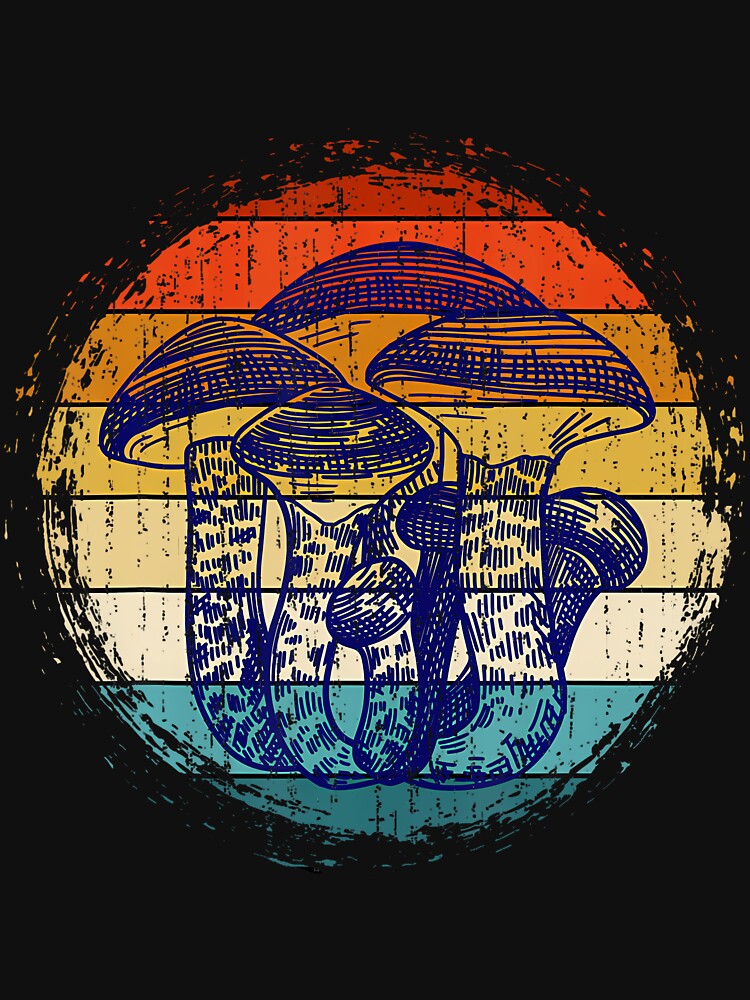 Mushroom Lover Foraging Retro by csshowsearesr