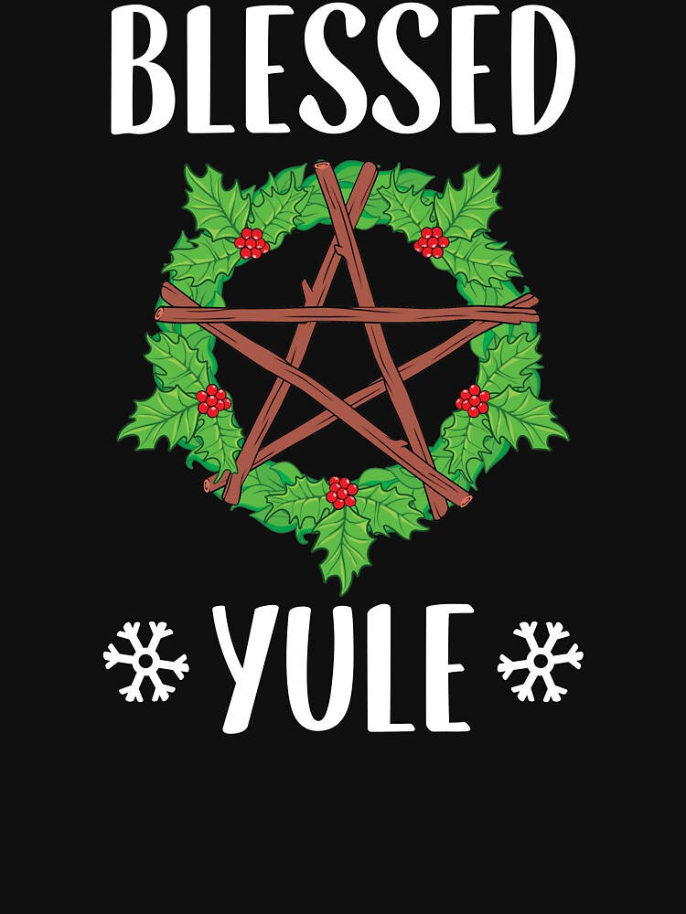 Blessed Yule Pagan Winter Solstice design by jakehughes2015