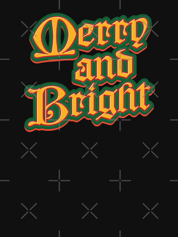 Merry and Bright - Christmas by Whimsical  Thinker