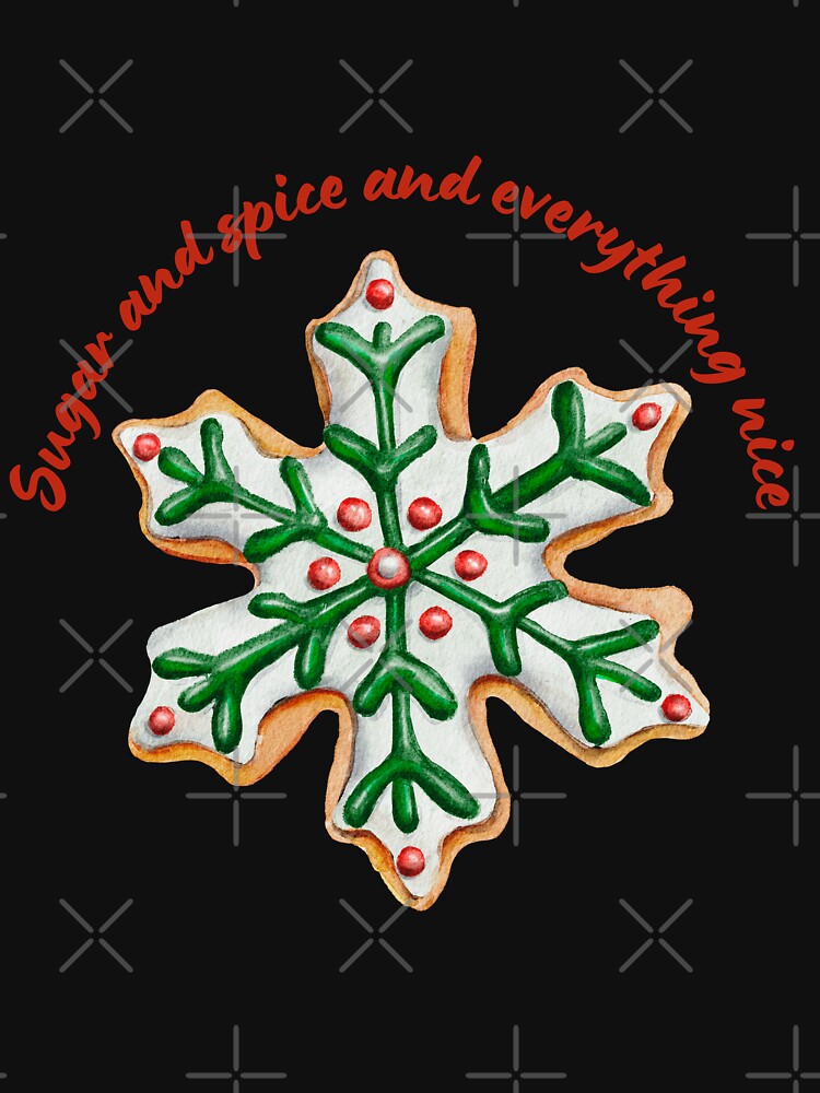 Snowflake Gingerbread Cookie - Sugar And Spice And Everything Nice by LionessLove