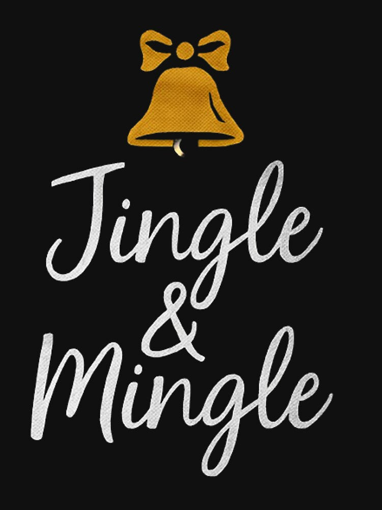 Golden Bell “Jingle & Mingle” – Festive Holiday Design for Party Lovers by kakaworld