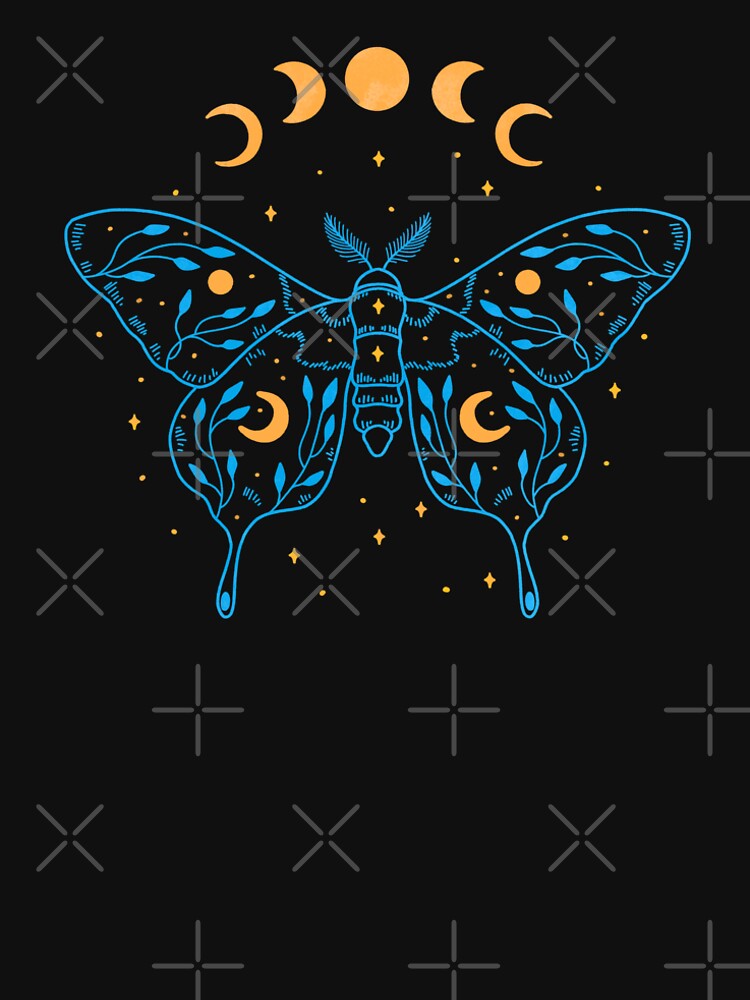 Moth and Moon by Almasha