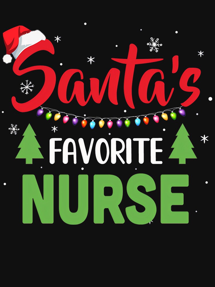 Vintage Santas Nurse Christmas Classic Retro Merry Favorite by Olincristie