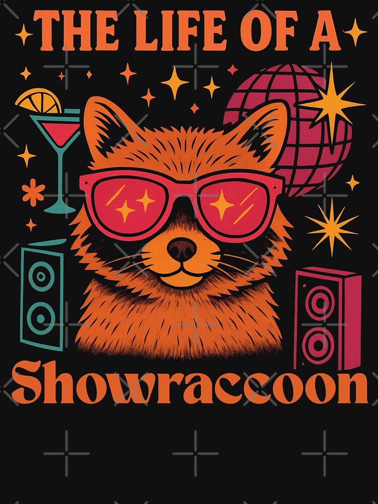 The Life of a Showraccoon Cute Party Girl Sunglasses y2k by love3617