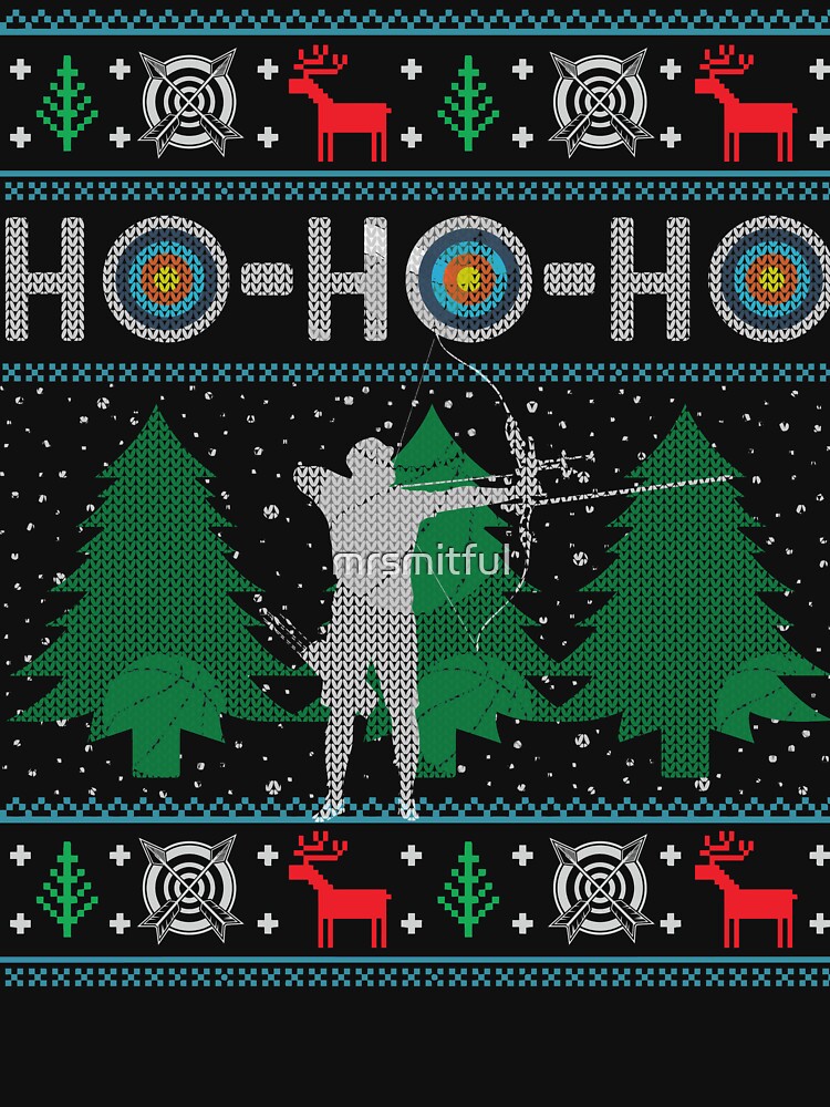 Christmas Archery Bow Hunting Bow Hunter Ugly Christmas Xmas by mrsmitful