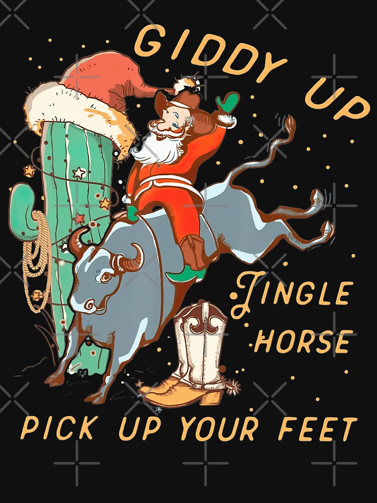Giddy Up Jingle Horse Pick Up Your Feet Cowboy by NetlandWewerka