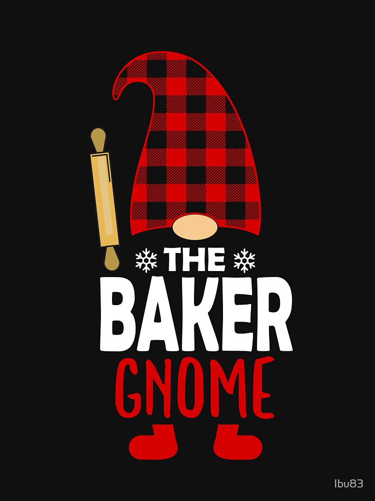 The baker Gnome Christmas Family Matching Pajama by Ibu83