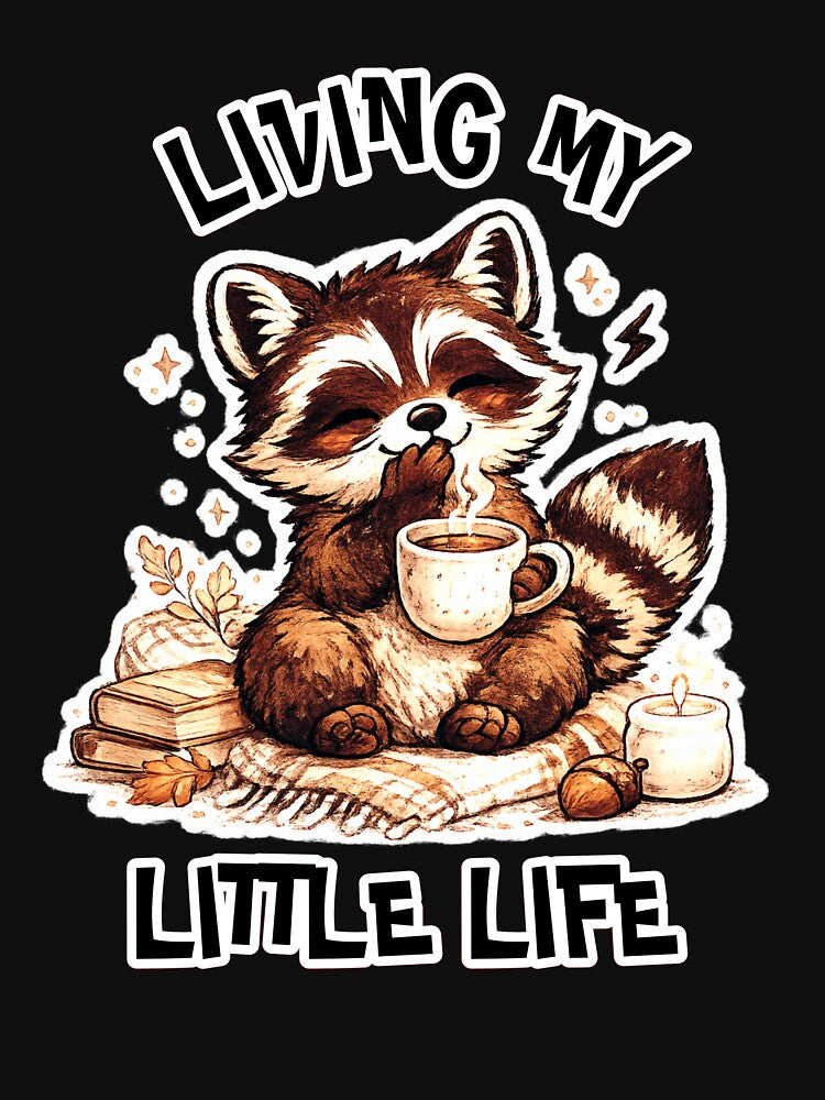 Cute Raccoon Life Design by StyleBloomes