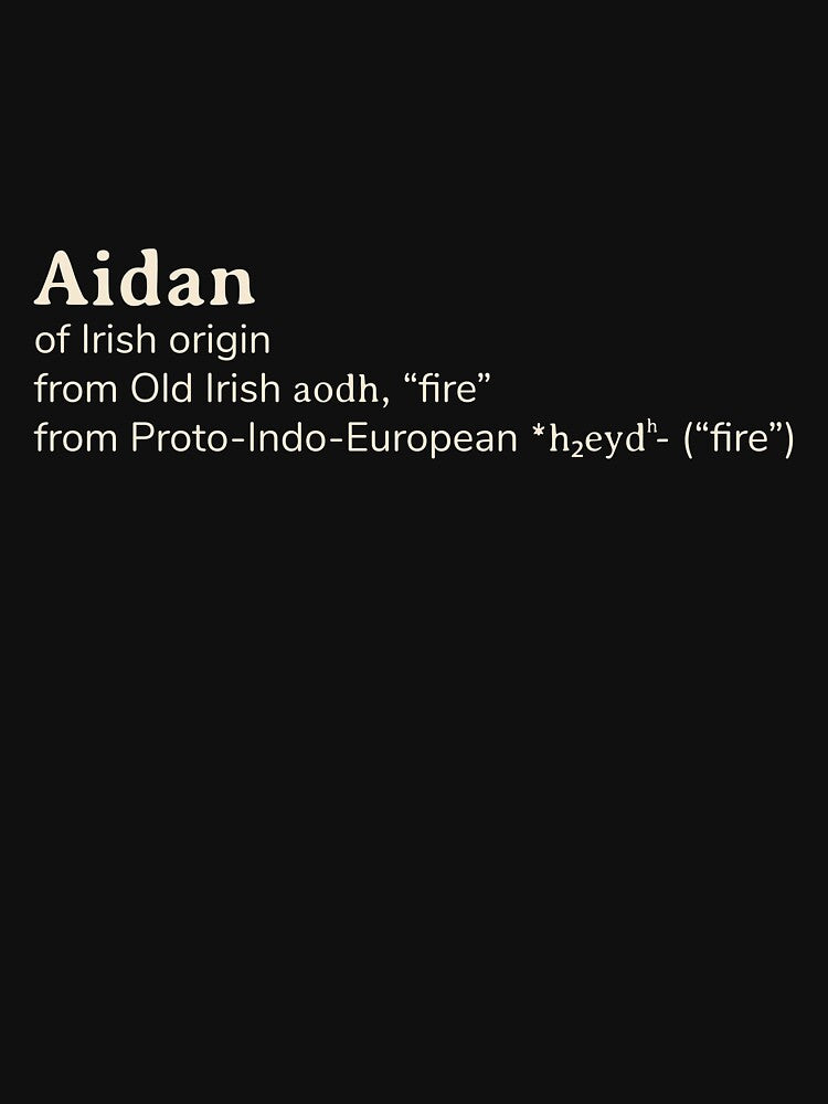 Aidan name etymology by YourNameStory