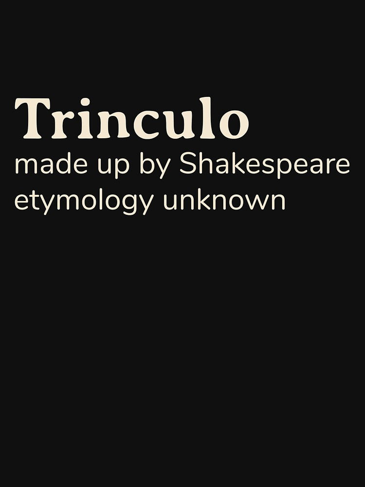 Trinculo name etymology by YourNameStory