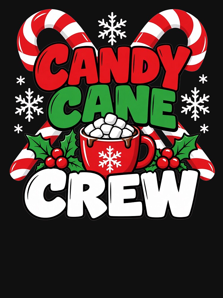 Candy Cane Crew Shirt Adult Men Women Kids Christmas Pajamas by clothesy7