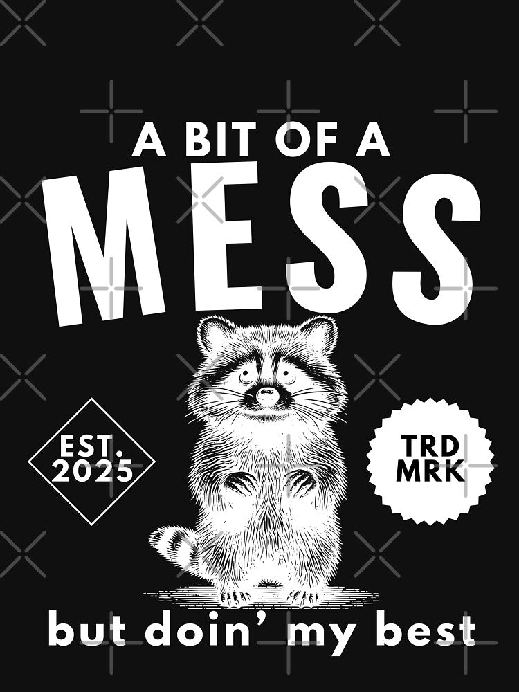 Raccoon a bit messy by Peerless-Prime