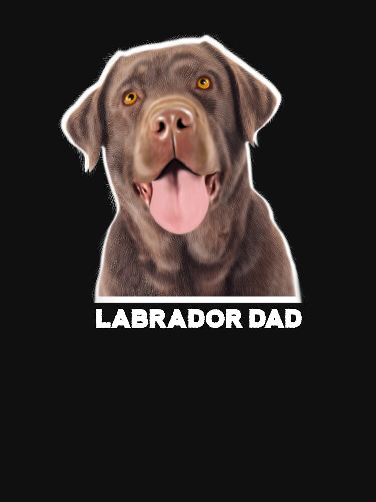 Labrador Dad by Rylastores