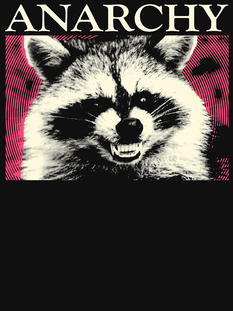 Anarchy Raccoon in Pink by VintageMedatsu