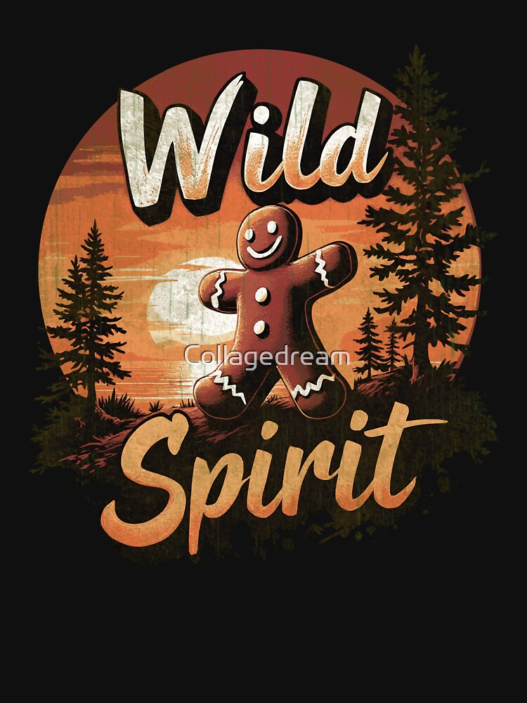 Wild Gingerbread spirit, outdoors,explore,adventure and Christmas gingerbread by Collagedream