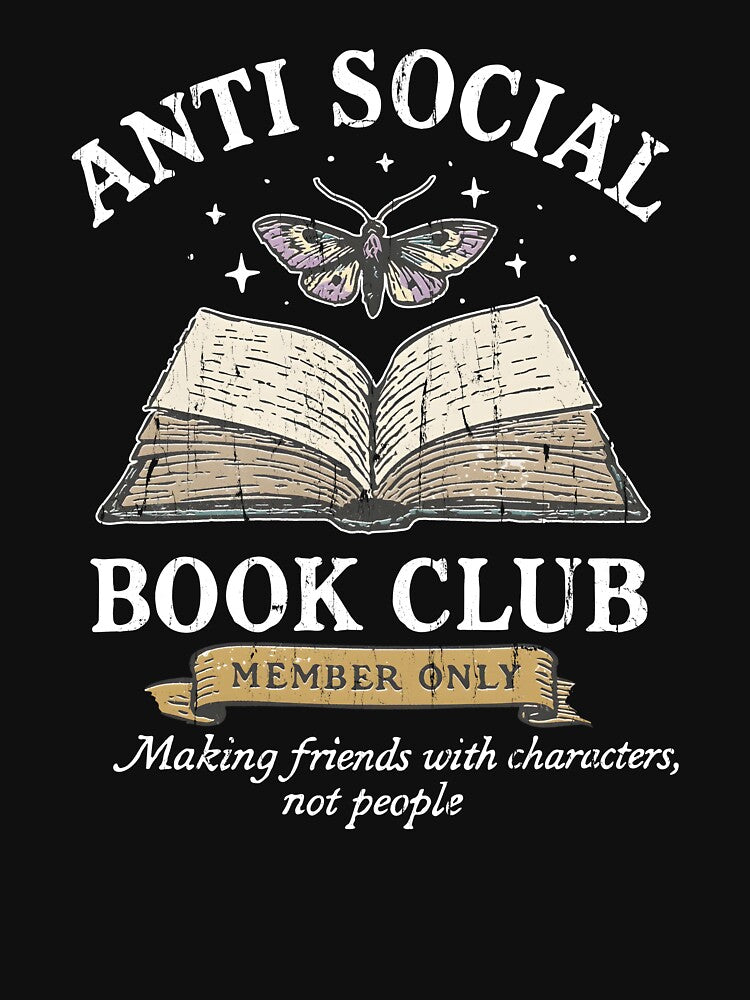 Anti Social Book Club by hissxxart