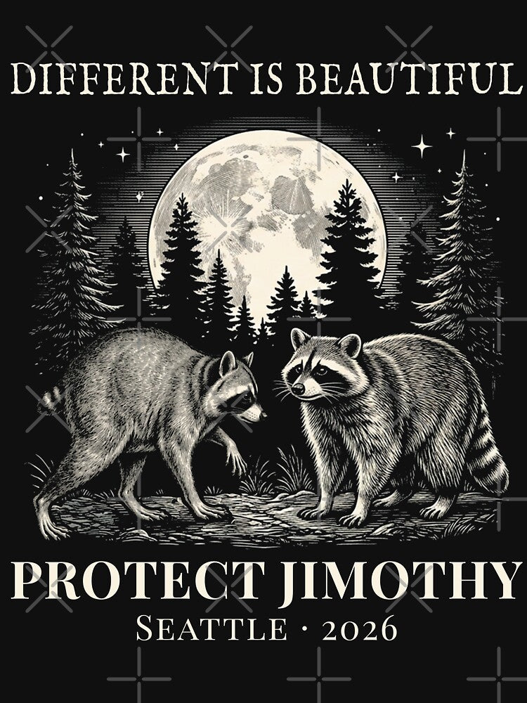 Different is Beautiful - Protect Jimothy - Kindness Jimothy the Raccoon by tincho86tb