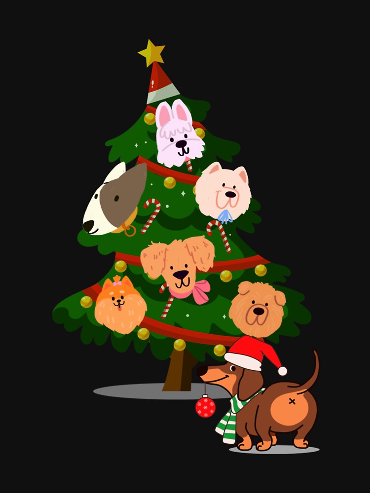 Christmas Tree Dogs96 by BryceRodriguez