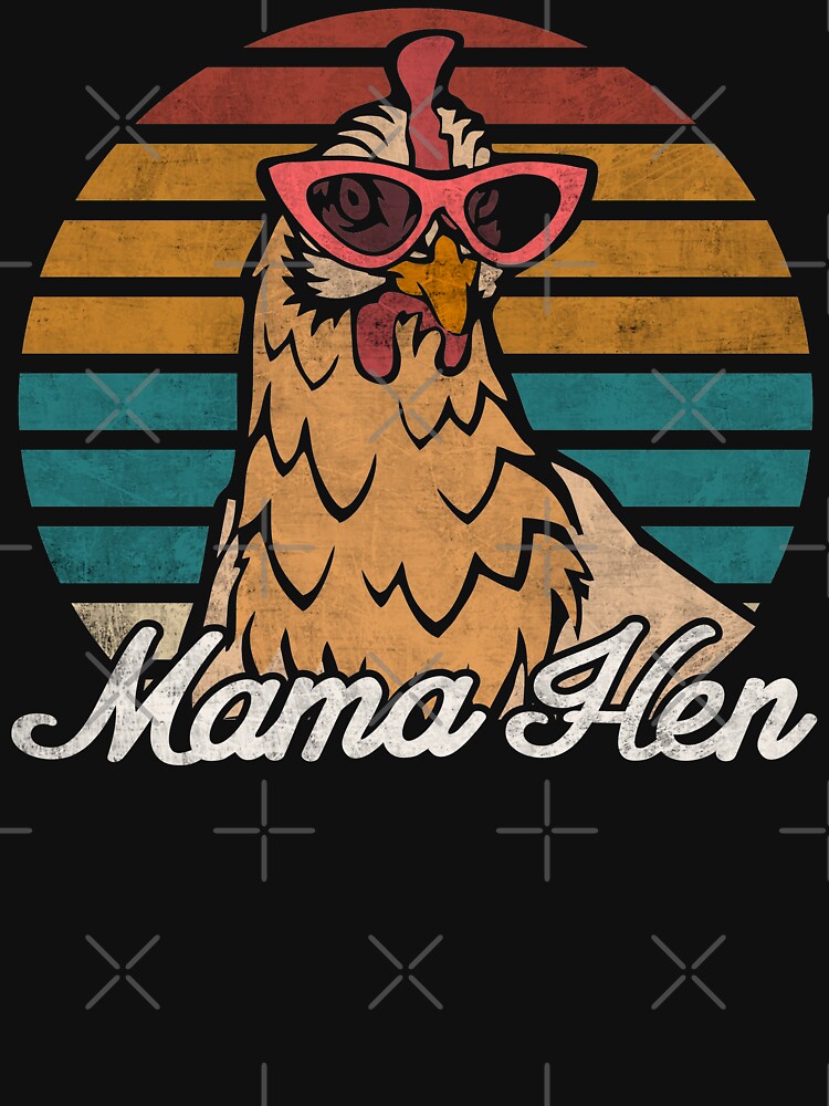 Mama Hen Vintage Retro Chicken Lover Gift For Mom by alenaz